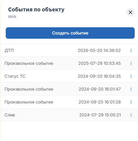 Создание события позволяет заносить в историю объекта разного рода события. В дальнейшем их…