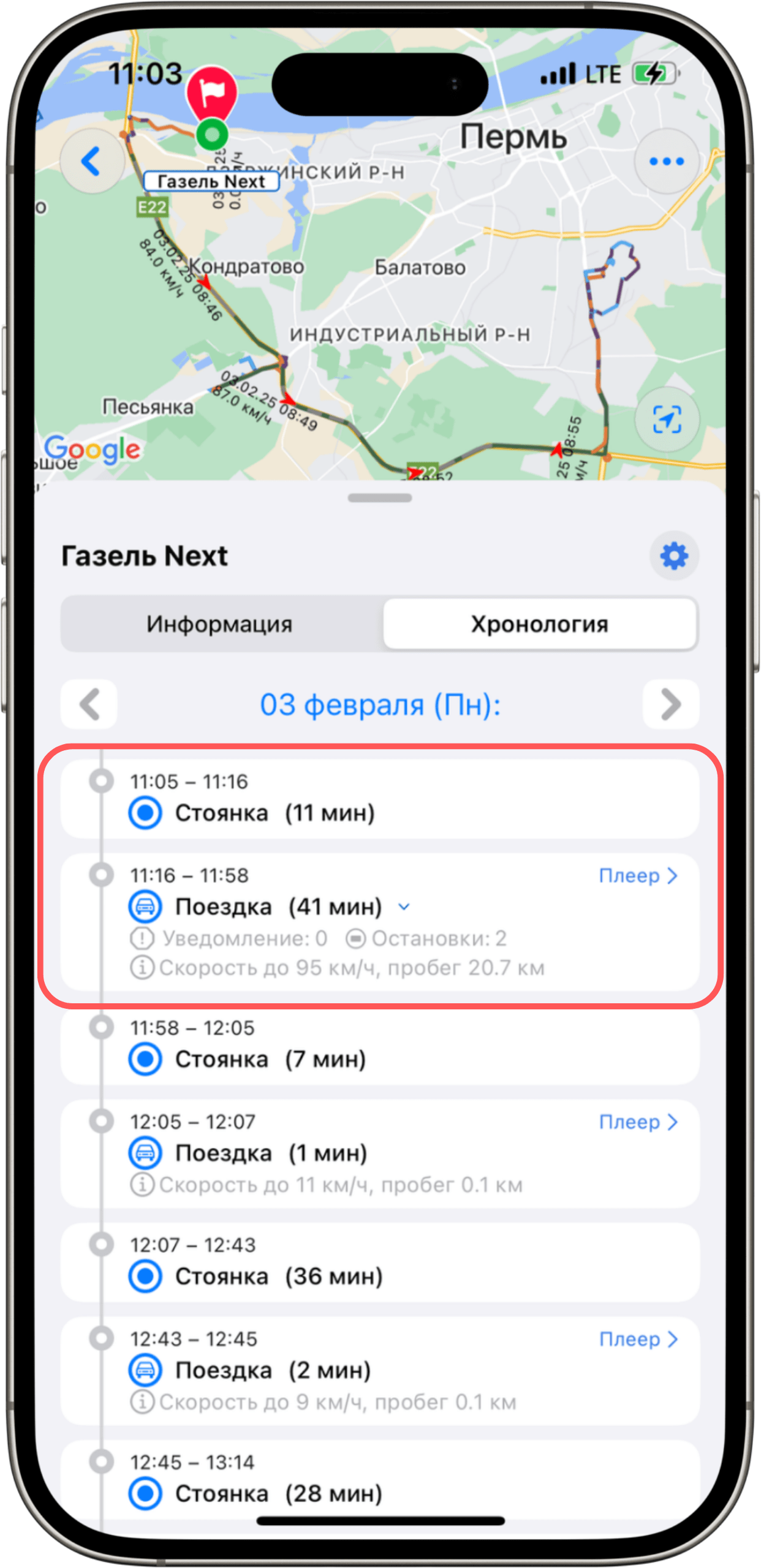 Свернутые группы событий